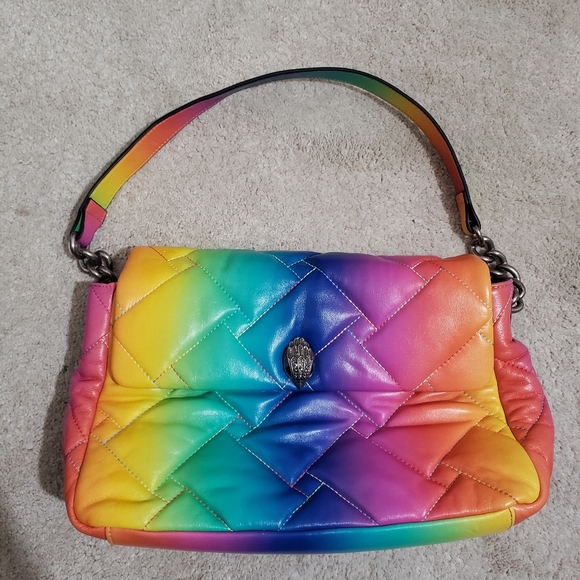 Kurt Geiger Large Pillow Leathet Kensington Shoulder Bag Ombre - Picture 2 of 12